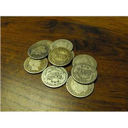 Lot of 10 Barber Dimes