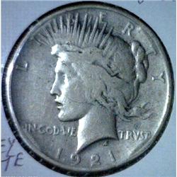 Circulated Good Grade First year Peace Dollar