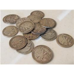 (20) Walking Liberty Half Dollars