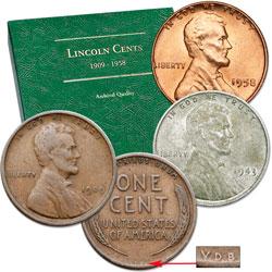 1909-1958 Complete Lincoln Wheat Cent Year Set