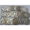 Image 1 : Lot of 20 Standing Liberty Quarters