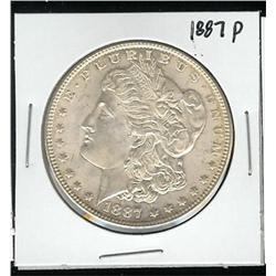 1887 P UNC Morgan Silver Dollar