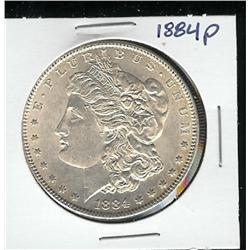 1884 P UNC Morgan SIlver Dollar