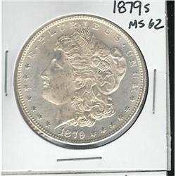 1879 S UNC MS 62 Morgan