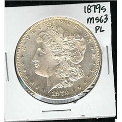Proof Like Obverse 1879 S UNC Morgan