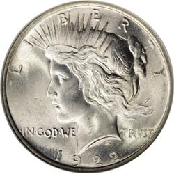 1922 Peace Silver Dollar