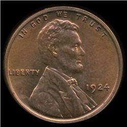 1924 Lincoln 1c MS66+ RB (COI-8739)