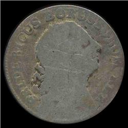 1764A Germany Prussia 1/6 Thaler (COI-8511)