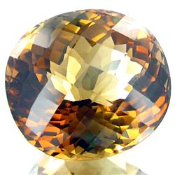 35.1ct Cognac Orange Imperial Topaz Apprsd $38k (GEM-24443)