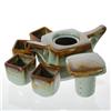 Image 4 : Excellent Crackle Glazed Ceramic Tea Set (CLB-216)