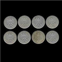 1967J Germany 1 Mark Hi Grade Scarce 8 Pcs (COI-8172)