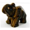 Image 2 : 18ct Handcarved Tiger Eye Elephant (ANT-1074)