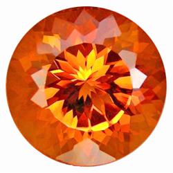 20.30 ct Alluring Round Madeira Citrine FLAWLESS (GEM-10632)