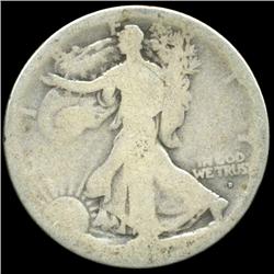 1917D Obverse Walking Liberty 50c Circulated (COI-5951)