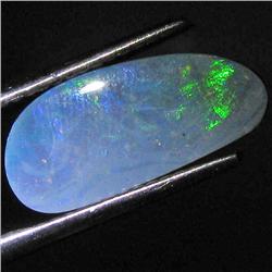 1.88ct Australian Black Opal Doublet Full Fire (GEM-31436)