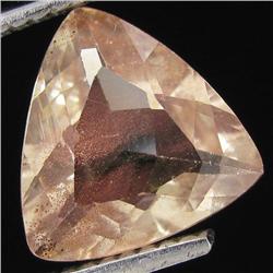 2.05ct Clear Champagne Oregon Sunstone Trillion (GEM-31060)