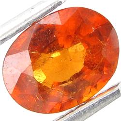 1.67ct Oval Orange Spessartite Garnet (GEM-19463)