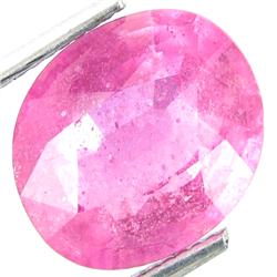 6.62ct Pink Sapphire Appraised $21k (GEM-23438)