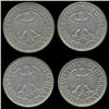 Image 1 : 1964D/G/F/J Germany 1 Mark Hi Grade RARE 4 Pcs (COI-8161)