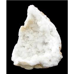 1070ct White Quartz Natural Geode Half (MIN-000174)