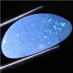 1.72ct Australian Black Opal Doublet Full Fire (GEM-31506)