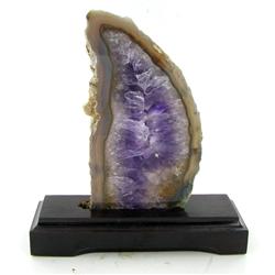 855ct Uruguay Deep Purple Amethyst Crystal Cluster (MIN-000097)