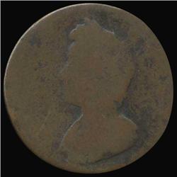 1736 GB George III Farthing Circulated 270 YEARS OLD (COI-7067)