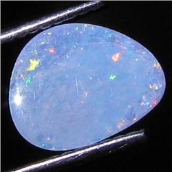 1.1ct Australian Black Opal Doublet Full Fire (GEM-31487)