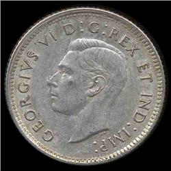 1942 Canada 10c AU+ (COI-8591)