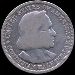 1892 Columbian Expo 50c Circulated (COI-8760)