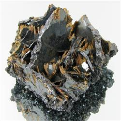 170ct Hematite With Rutile Crystals (MIN-000335)