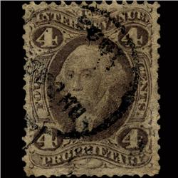 1860s US Revenue Stamp 4c Proprietary (STM-1469)