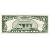 Image 2 : $5 UNC SILVER CERTIFICATE 1934 D EMBOSSED BOLD