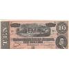 Image 1 : $10 CSA CONFEDERATE 1864 SHARP BOLD NOTE