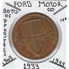Image 1 : RARE TOKEN FORD MOTOR 1933 30 YEARS OF PROGRESS