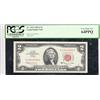 Image 1 : $2 RED SEAL 1963 a PCGS 64 PPQ