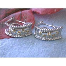 14k White Gold Earrings