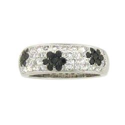 18k White Gold Ring with Diamonds