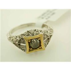 14k White Gold Diamond Ring