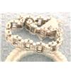 Image 3 : 14k White Gold Bracelet with Diamonds