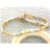 Image 4 : 14k Two Toned Gold Bracelet with Diamond