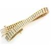 Image 4 : 14k Yellow Gold Bracelet with Diamonds