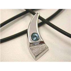 Leather and Sterling Silver Necklace