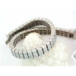 14k White Gold Diamond Bracelet