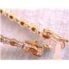 Image 5 : 14k Two Toned Gold Bracelet with Diamonds