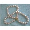 Image 3 : Pearl Necklace with Yellow Gold Clasp