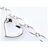 Image 1 : Sterling Silver Heart Bracelet made in ITALY