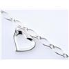 Image 2 : Sterling Silver Heart Bracelet made in ITALY