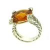 Image 3 : DAVID YURMAN 15MM CITRINE CUSHION ON POINT RING
