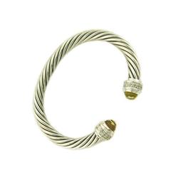 DAVID YURMAN 7MM PERIDOT SILVER ICE BRACELET